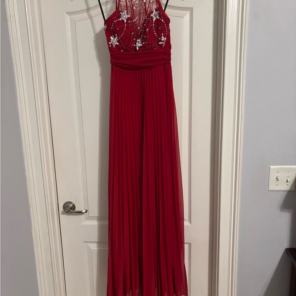 B. Darlin Vibrant Red Party Dress